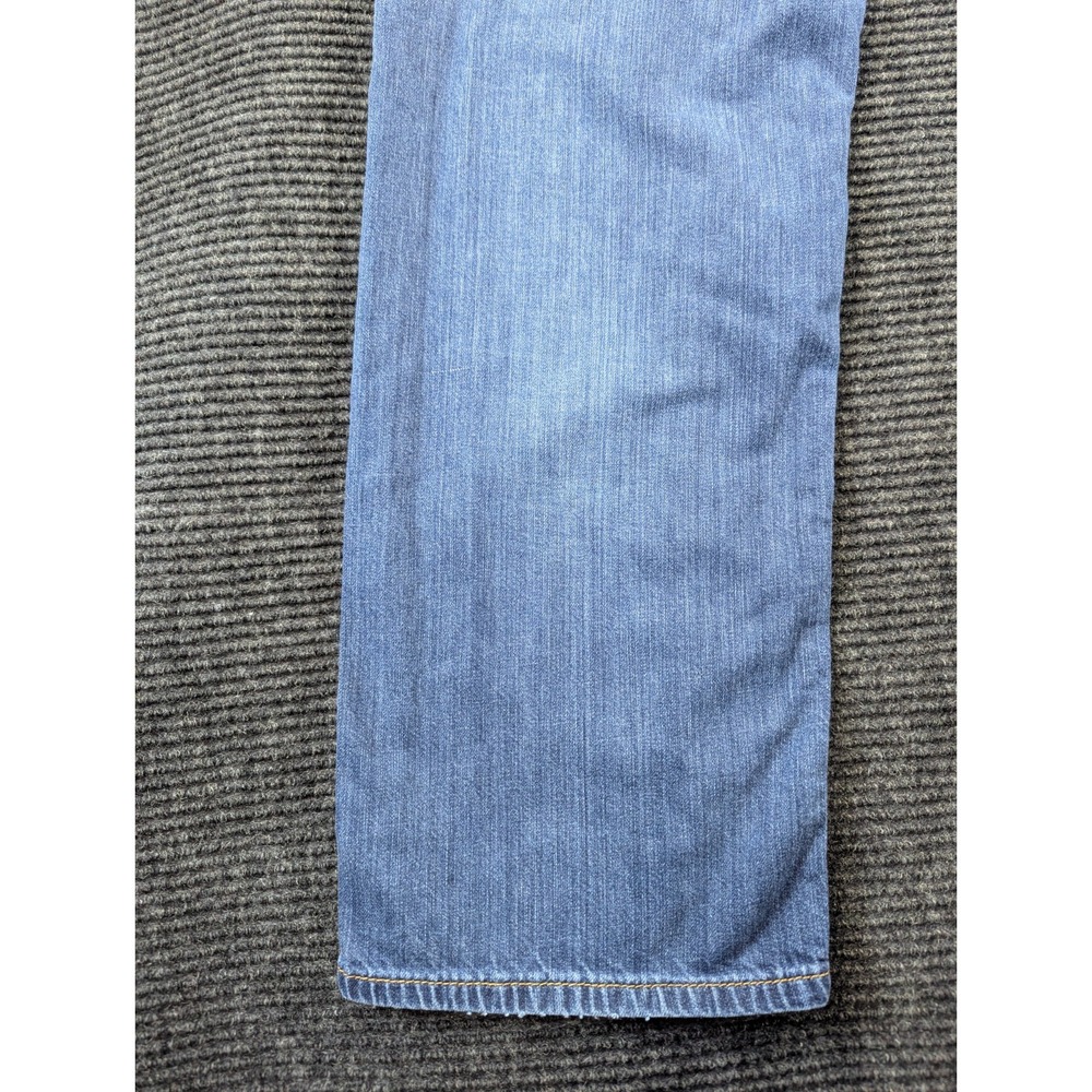 Levi's 505 Jeans Mens 40x30 Blue Denim Cotton Stretch High Rise Straight Leg - Picture 9 of 15